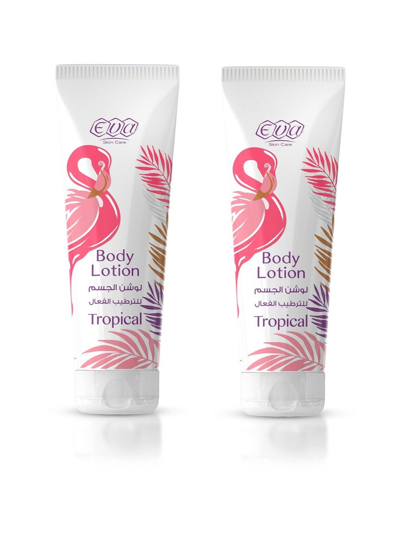 Eva 2-Piece Set Body Lotion Tropical 2 X 240ml