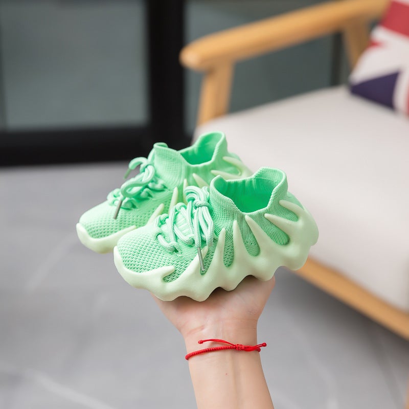 Children'S Octopus Coconut Shoes Boys Breathable Xiaolongbao Volcano Sports Shoes Female Baby Socks Shoes - Image 1