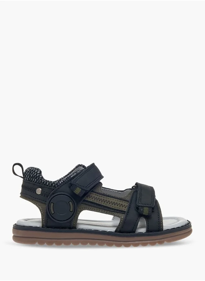 LBL by Shoexpress Boys Colourblock Sandals With Hook And Loop Closure Ramadan Collection