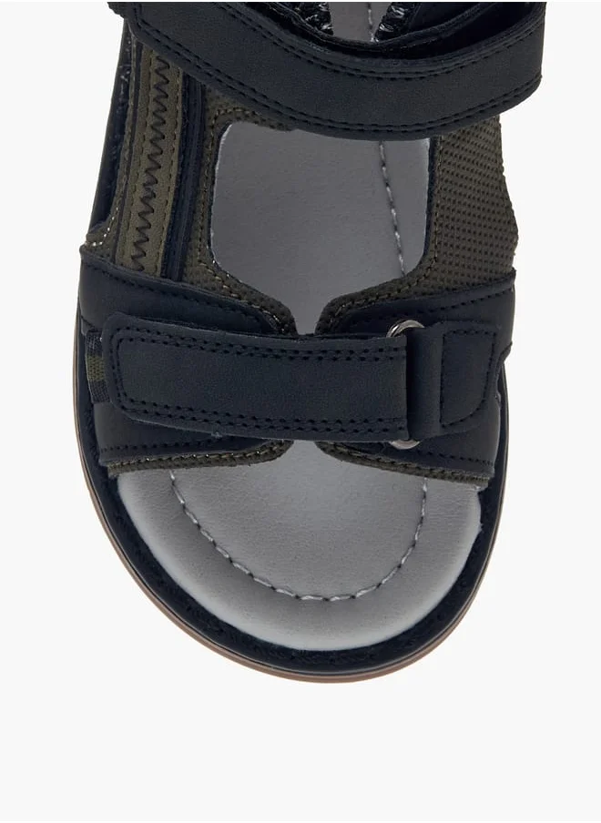 LBL by Shoexpress Boys Colourblock Sandals With Hook And Loop Closure Ramadan Collection
