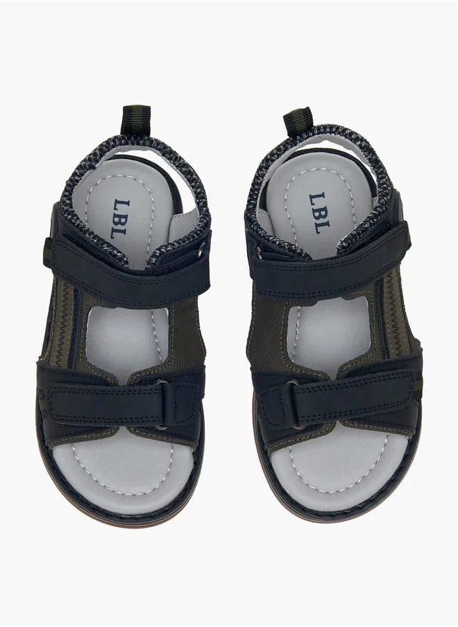 LBL by Shoexpress Boys Colourblock Sandals With Hook And Loop Closure Ramadan Collection