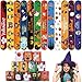 Genuvi Halloween Slap Bracelets 36 PCS Bulk Halloween Party Favors for Kids Pumpkin Ghost Snap Bracelet Party Supplies Goodie Bag Fillers Stuffers Student Classroom Prizes Toys Halloween Gifts for Girls Boys - Image 3