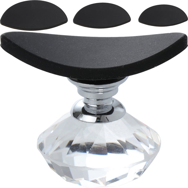 Silicone Eyeshadow Stamper, Safe and Durable for Daily Use, Diamond Handle for Comfort - Image 1
