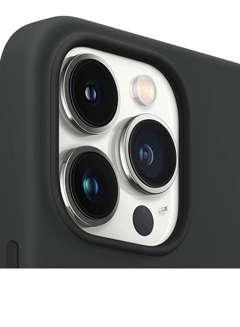 يوويل حافظة لهاتف آيفون 13 برو ماكس من السيليكون المقاوم للصدمات مقاس 6.7 بوصة لهاتف آيفون 13 برو ماكس من السيليكون باللون الأسود - Image 3