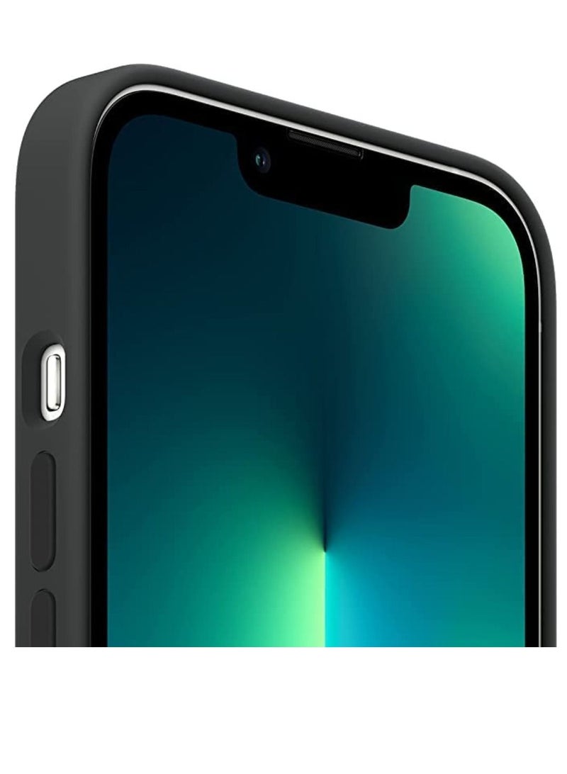 يوويل حافظة لهاتف آيفون 13 برو ماكس من السيليكون المقاوم للصدمات مقاس 6.7 بوصة لهاتف آيفون 13 برو ماكس من السيليكون باللون الأسود - Image 2