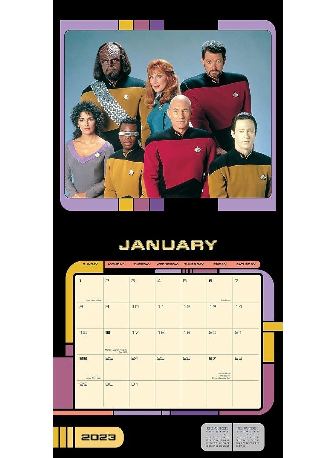 Star Trek: The Next Generation 2023 Wall Calendar  - Image 2