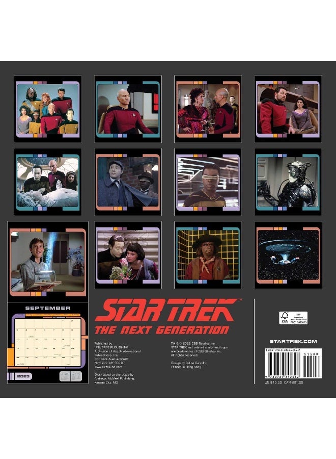 Star Trek: The Next Generation 2023 Wall Calendar  - Image 4