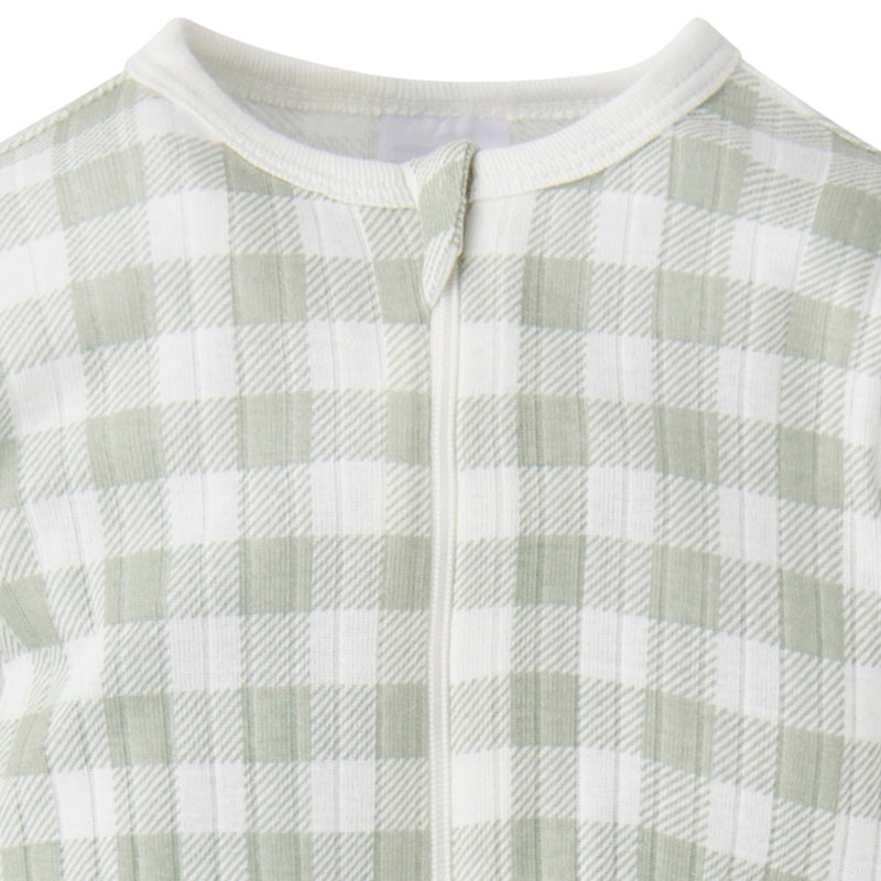 Gerber Baby Unisex 2-Pack 2-Way Zip Textured Sleep 'N Play, Park Picnic, 6-9 Months - Image 5