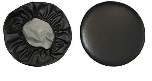 Therapists Choice Waterproof Replacement Slip Cover for a Stool 15 Seat Cover Black 1 Piece