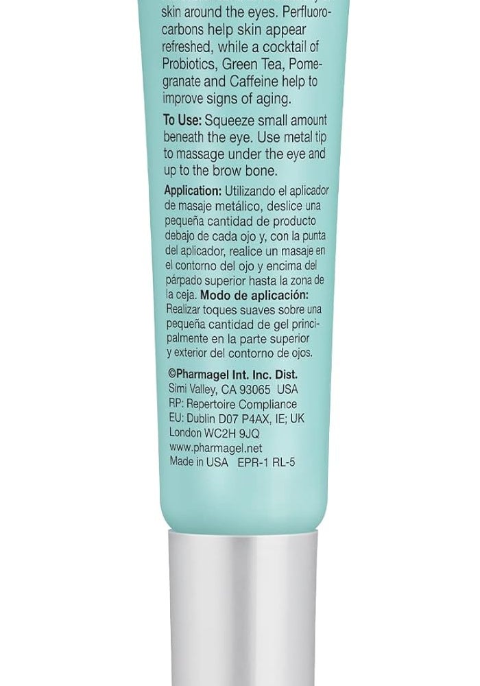 Pharmagel Eye Prote Eye Cream with Metal Tip Applicator - Reduces Wrinkles and Dark Circles - Image 3
