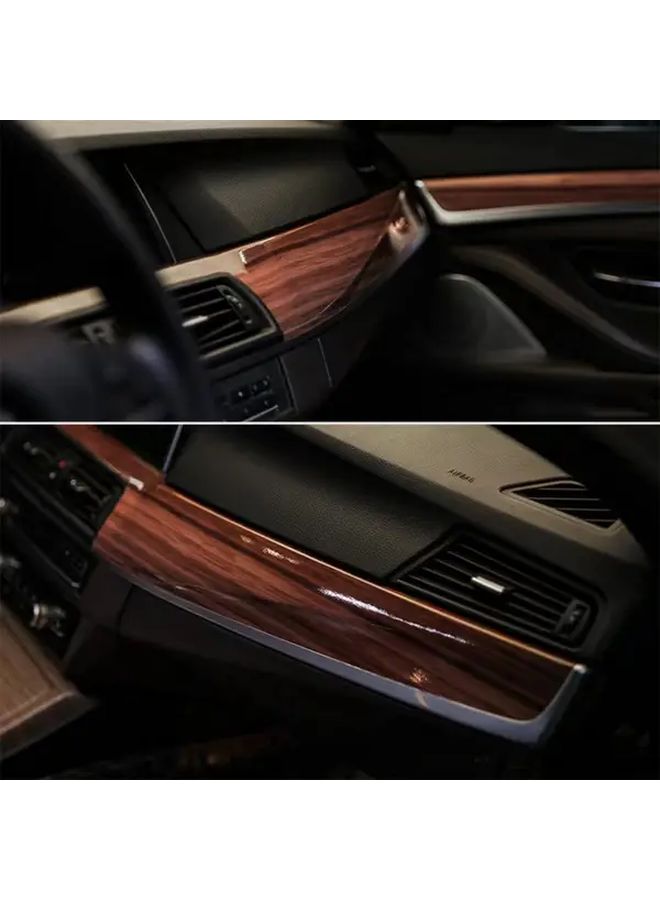 Yellow Color Changing Film 11.81x39.37 Inch For Vehicle Wood Interior Panels - Image 2