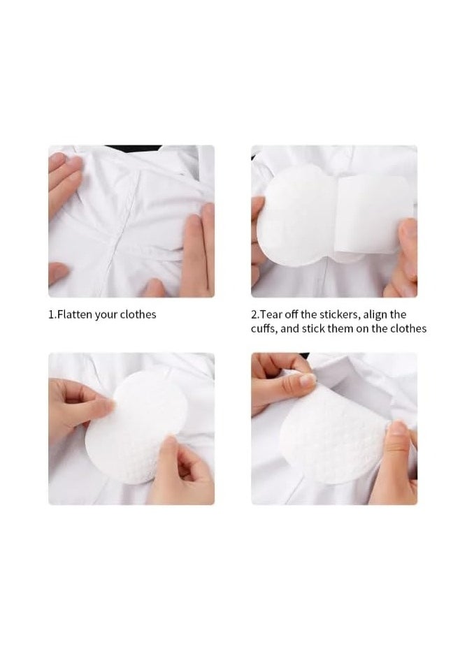 Generic - 12pcs Set Armpit Sweat Pads Underarm Pads Sweat Absorbent Pads Armpit Pads Disposable Antiperspirant Stickers - Image 1
