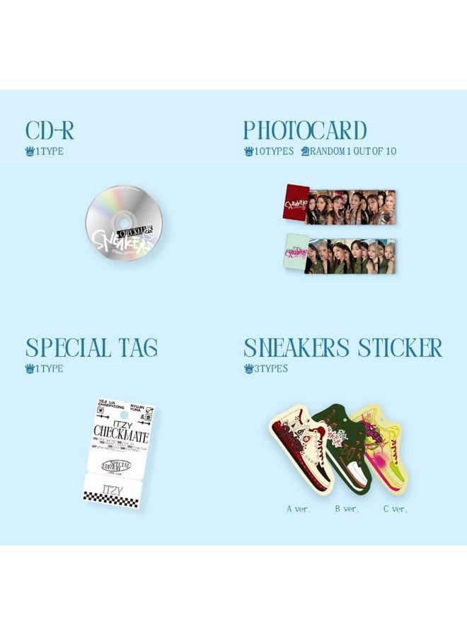 dreamus Itzy Checkmate Special Edition Album+Extra Message Photocards Set (A Ver.) (Jypk1428) - Image 4