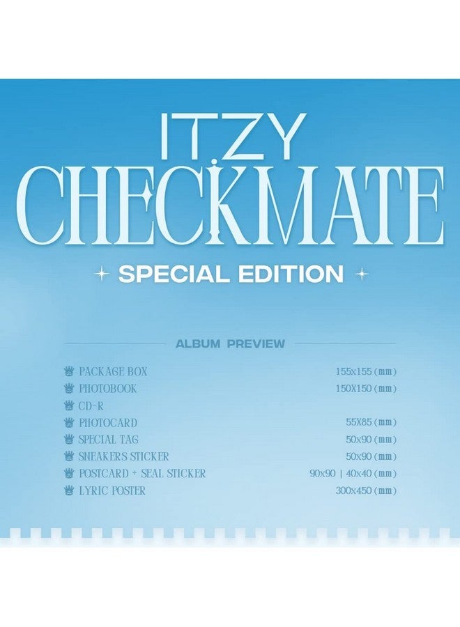 dreamus Itzy Checkmate Special Edition Album+Extra Message Photocards Set (A Ver.) (Jypk1428) - Image 2