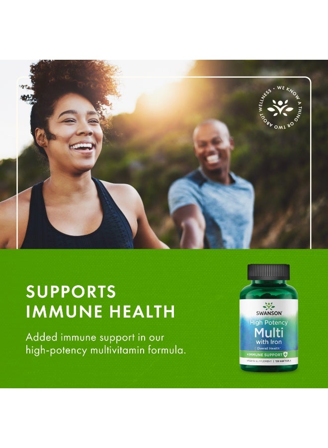سوانسون متعدد الفيتامينات بدون حديد، 120 كبسولة هلامية - Image 5