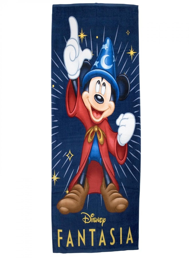 Jerry Leigh Mickey Mouse Sorcerer Fantasia Beach Towel - Image 1