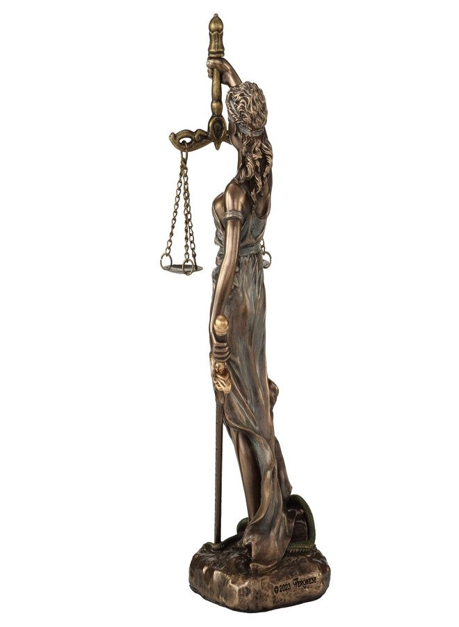 Veronese Design 6 1/2 Themis Greek Goddess of Justice Resin Sculpture Cold Cast Bronze Finish - Image 4