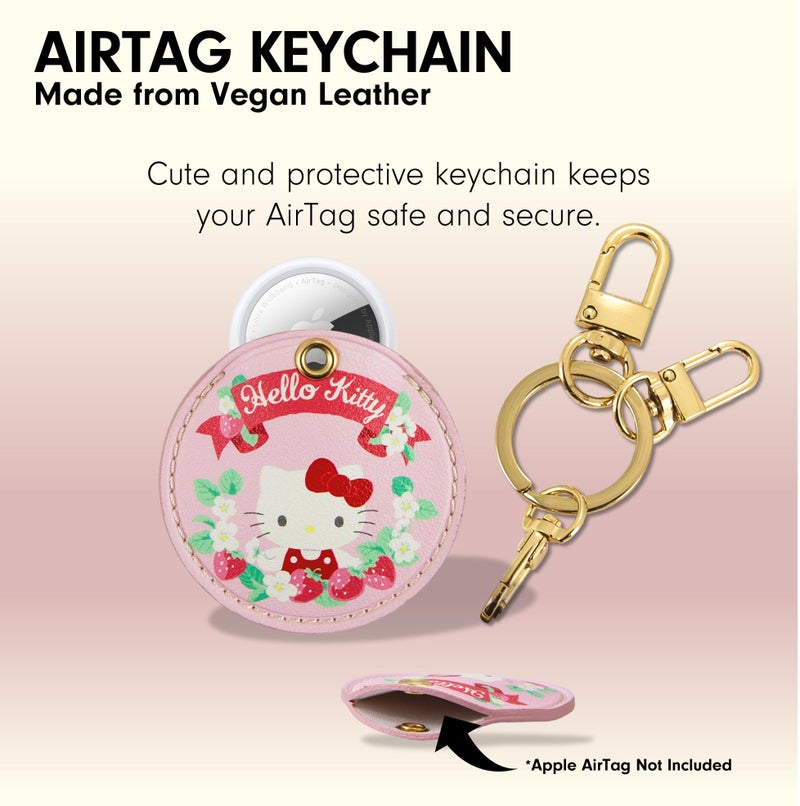 Sonix x Sanrio Keychain Case Compatible with Apple AirTag | Protective Cover Keychain | Hello Kitty & Friends - Floral Hello Kitty - Image 2