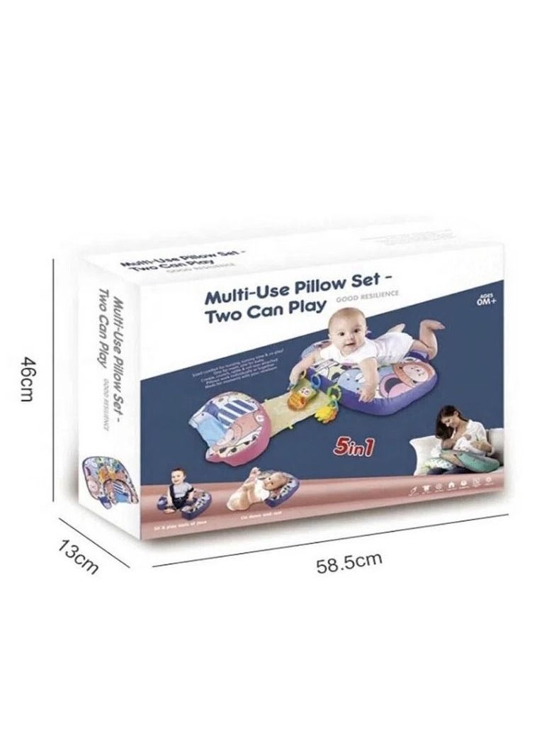 BABYCARA - 5 in 1 Multi-Use Pillow Set Two Can Play - Image 1