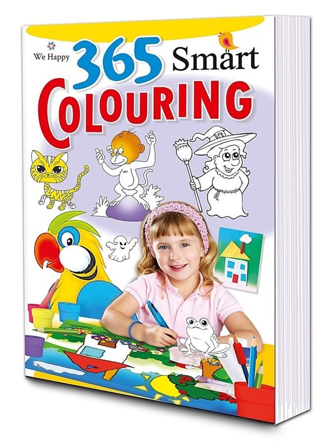 We Happy - Pack of 2 365 Smart Activities and Coloring Books Educational and Fun Learning Activity for Kids with different Challenges and Enjoyable Games - Image 1