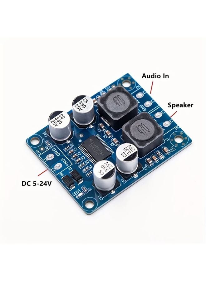 1pc TPA3118 Digital Amplifier Board 60W Class D Single Channel 5 24V Power Supply - Image 4