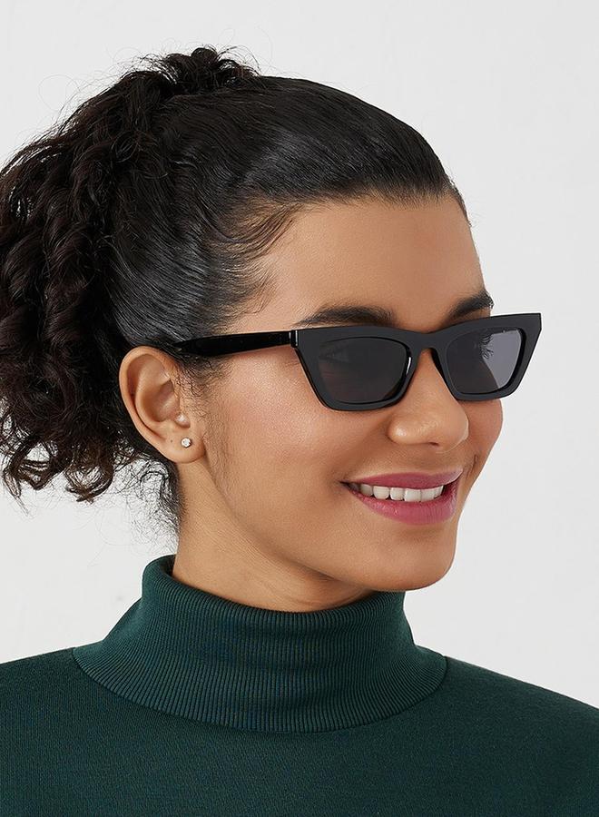 بلاك أوت نظارات شمسية نسائية عين القطة سوداء - Image 5