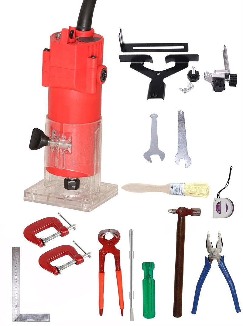 Digital Craft Digital Craft 30000 RPM Woodworking Electric Trimmer 1000W Wood Milling Engraving Slotting Machine Hand Carving Router Machine Electric Trimmer Machine4 Utility Tools3 Utility Tools  - Image 1