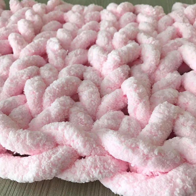 Chunky Yarn, Knit Chenille,Arm,Fluffy, Knitting - Image 2