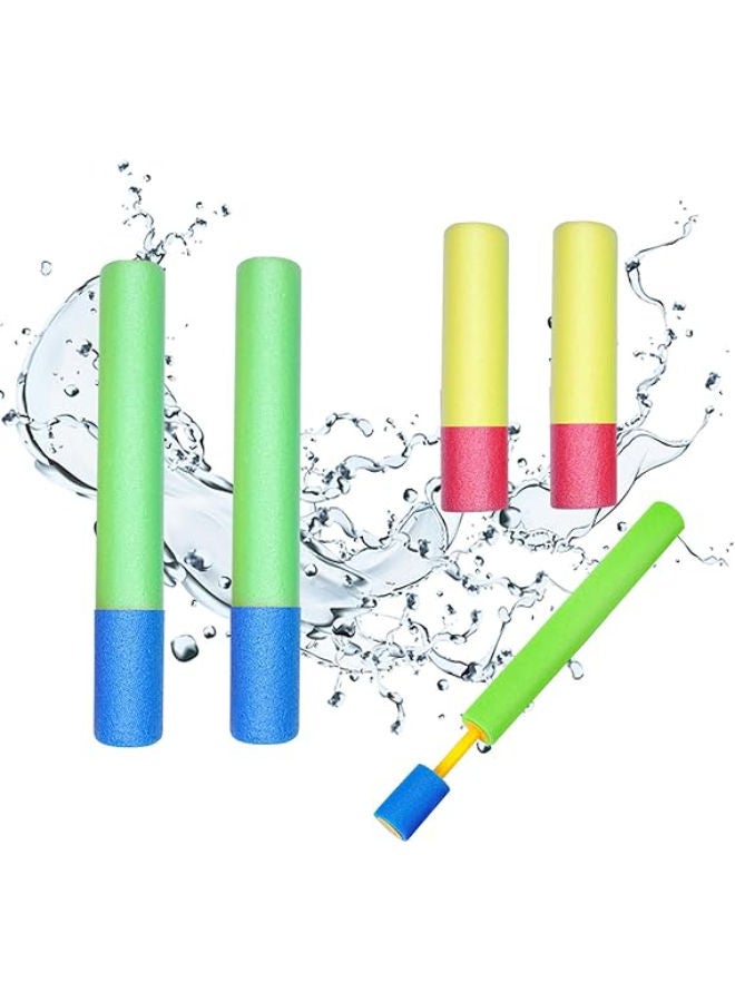 4 x water guns for children, foam water gun, foam water spray gun