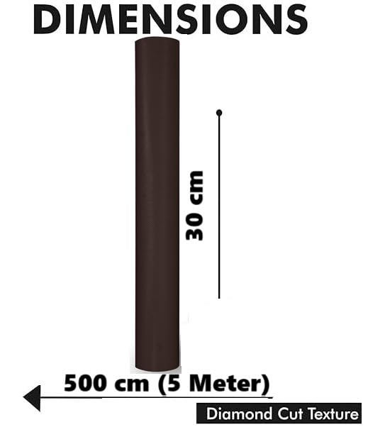 KayJen (30 cm X 5 m) EVA Useful and Multipurpose Anti Slip Mat/Sheet for Fridge, Kitchen, Drawer, Shelf Liner, Choco Brown - Image 2