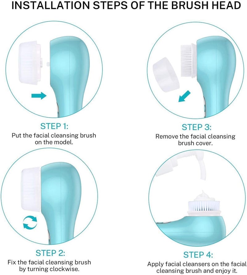 ARICEAN Brush Head Replacement | Radiance Facial Cleansing | Compatible with Mia 1, Mia 2, Mia Fit, Alpha Fit, Alpha Fit, Verified by Transparency (Pink-2Pack) - Image 3