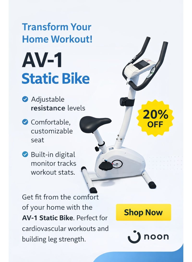 Altivox Static Bike (Exercise Bike) for fitness - Image 2