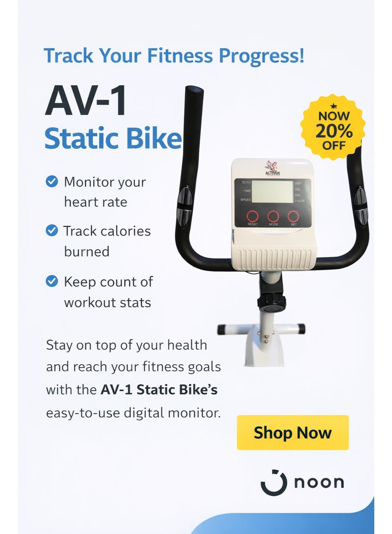 Altivox Static Bike (Exercise Bike) for fitness - Image 4