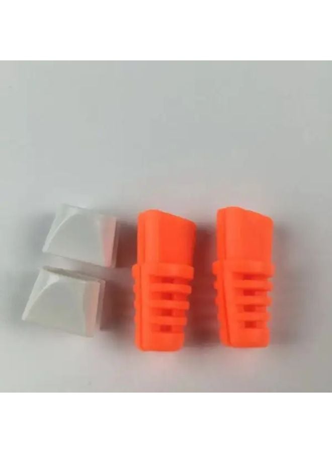 Mixed Color 3pcs Universal Data Cable Protective Cover Anti Break Durable Plastic - Image 5