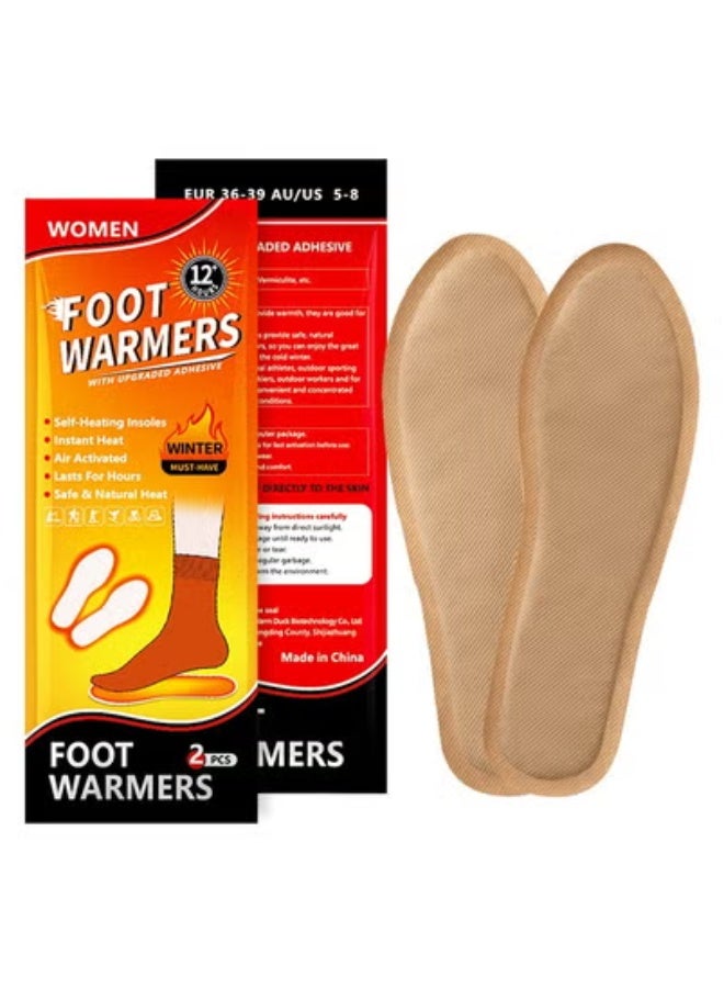 ماركة غير محددة وسادات تدفئة القدمين من sheful Hot Toe - 20 قطعة، وسادات تدفئة طبيعية طويلة الأمد تعمل بالهواء للاستخدام مرة واحدة للأحذية والأحذية الطويلة - بدون رائحة ومريحة للعمل في الهواء الطلق والأنشطة الرياضية مقاس 36-39  - Image 4