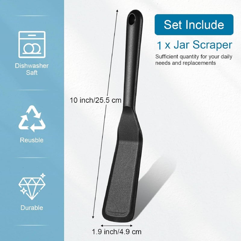 Zopeal Crepe Spatula Narrow Silicone Thin Spatula Omelet Turner Multifunctional Long Heat Resistant Cooking Non Stick Pancake for Omelet Crepes Cooking Egg Burgers Pizza Pancake Steak(Black) - Image 4