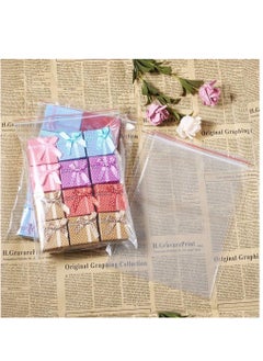 MARKQ [100 Piece] 8 x 11.2 inches Clear Poly Reclosable Zipper Lock Bags - Resealable Plastic Zipper Bags for Organizing, Travel, Food Storage, Sewing Supplies, Cards and More  - Image 4