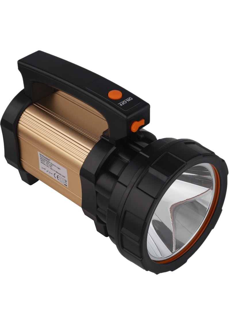 SONASHI - Rechargeable Search Light with Portable Carrying Belt  4600mAh Chargeable Battery with 12 Hours Continuous Working  Searchlight for Hiking Camping and Fishing  FlashlightsSpotlights SSL-724 - Image 1