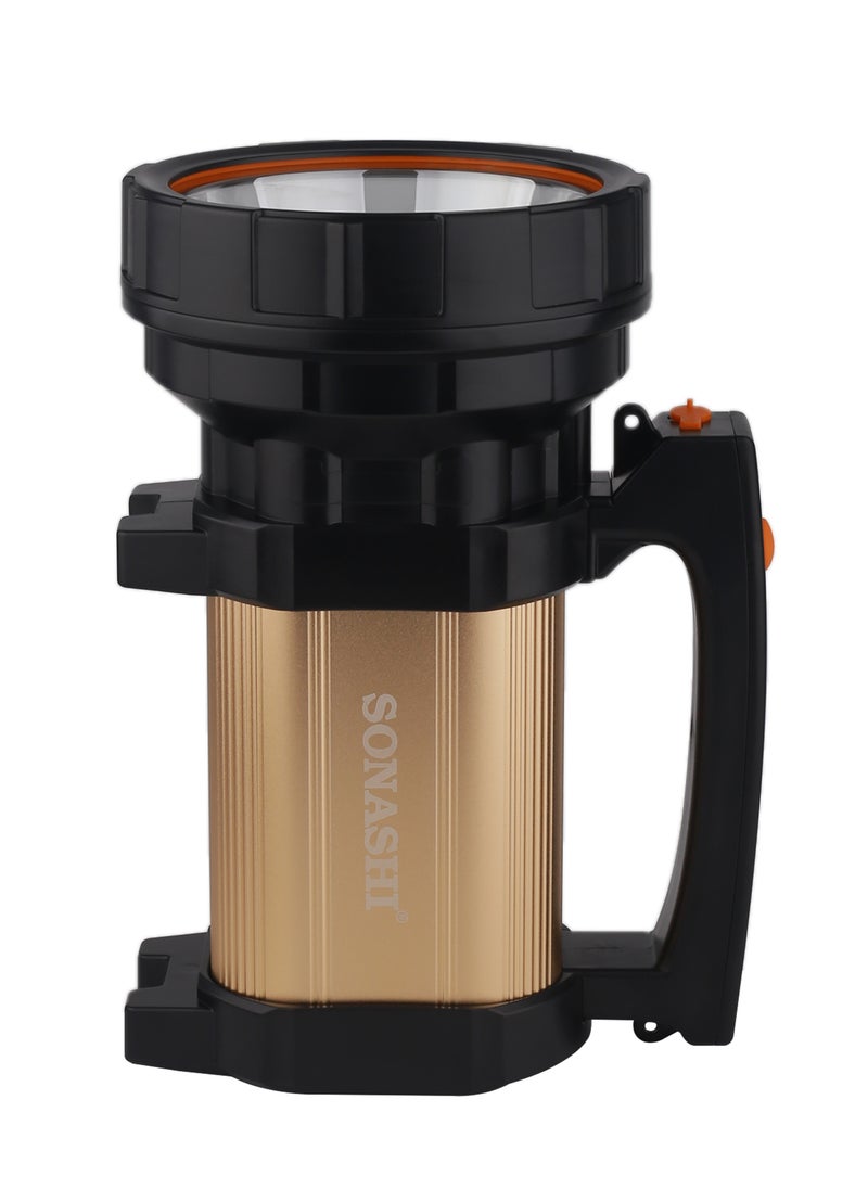 SONASHI - Rechargeable Search Light with Portable Carrying Belt  4600mAh Chargeable Battery with 12 Hours Continuous Working  Searchlight for Hiking Camping and Fishing  FlashlightsSpotlights SSL-724 - Image 1