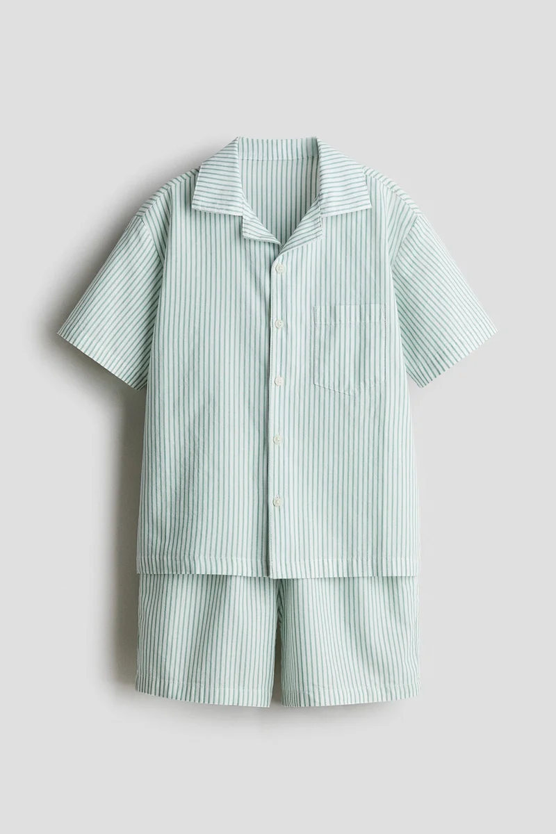 H&M Cotton poplin pyjamas