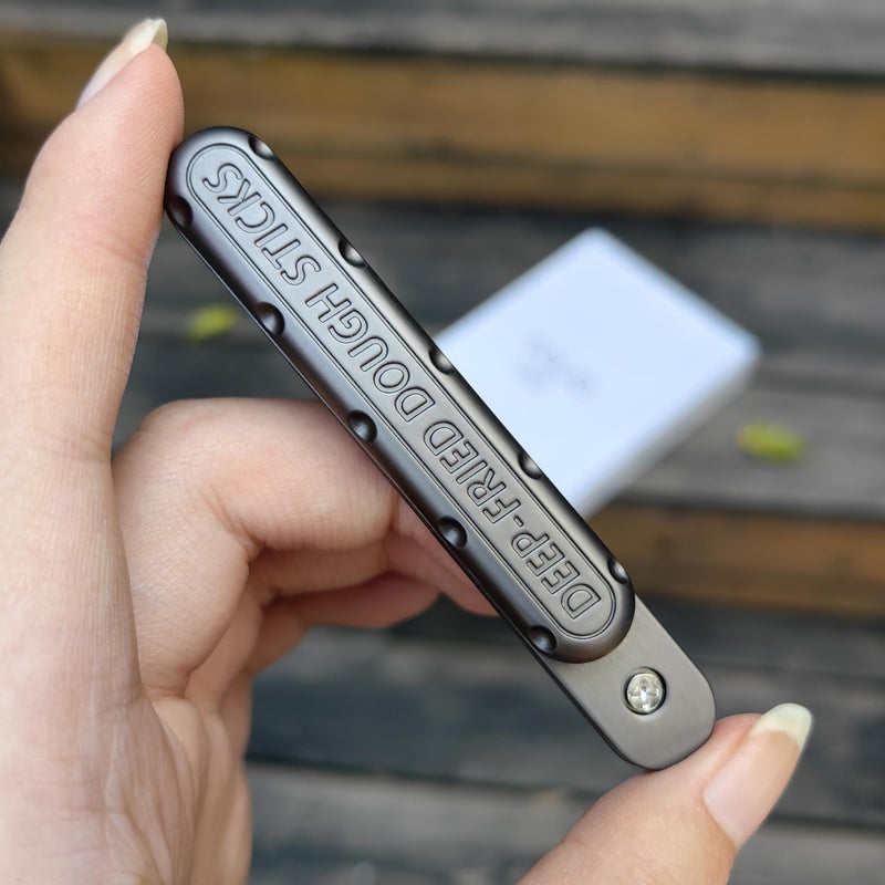 T-Conceal TConceal EDC Fidget Slider Fidget Toy Adult Stress Relief Metal Rotation Push Pull ADHD Recreational Fidget Toy Tactile Coin Fritter - Image 3