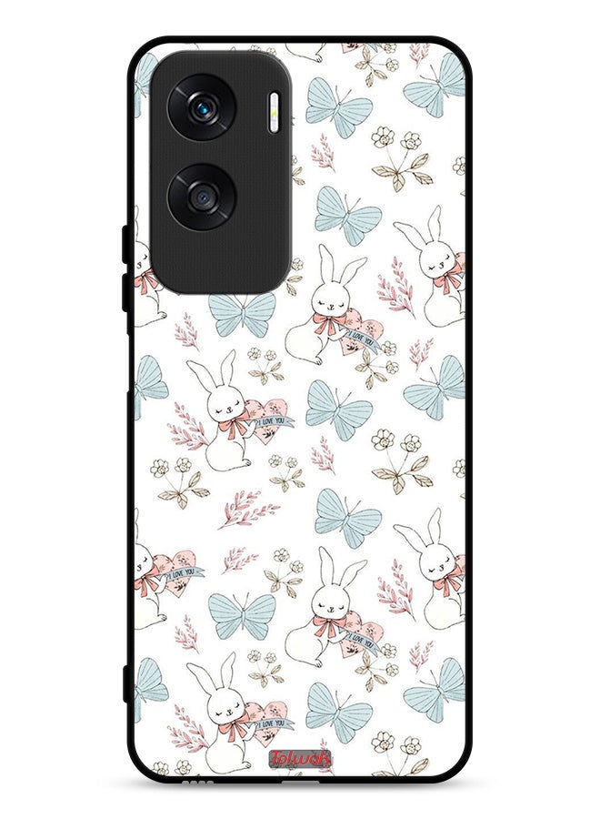 Tolwak Honor X50i 5G Protective Case Cover Rabbit And Butterflies  - Image 1