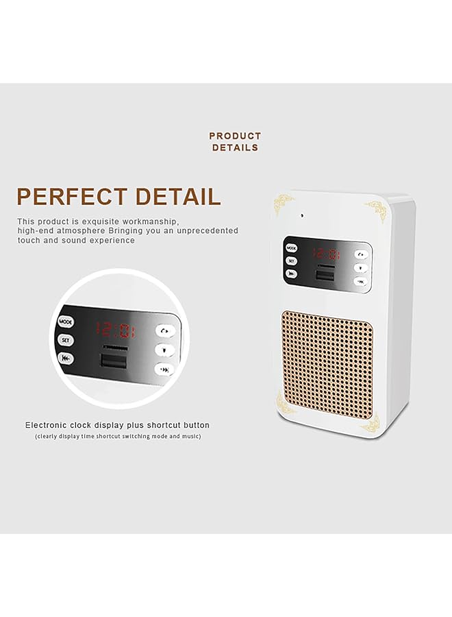 erorex Smart Wall Plug Quran Speaker Quran Speaker Lamp With Remote Bluetooth Portable Plug In Quran Surah Player Night Light Muslim Islamic Gifts  - Image 3