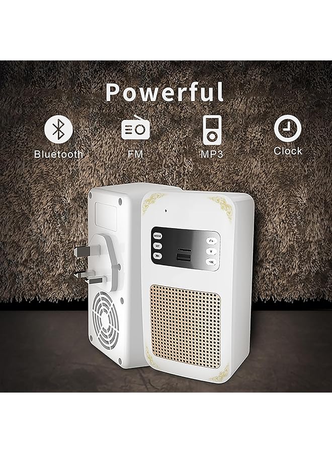 erorex Smart Wall Plug Quran Speaker Quran Speaker Lamp With Remote Bluetooth Portable Plug In Quran Surah Player Night Light Muslim Islamic Gifts  - Image 2