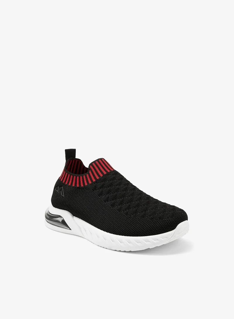 Oaklan by Shoexpress BLACK Boys Knitted Slip-On Sports Shoes for Men | Best Price UAE