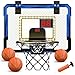 QDRAGON Mini Basketball Hoop with ScoreboardLED Light Glow in The Dark Over The Door Basketball Hoop Indoor Toy Gifts for KidsAdultsBoysGirls - Image 2