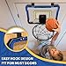 QDRAGON Mini Basketball Hoop with ScoreboardLED Light Glow in The Dark Over The Door Basketball Hoop Indoor Toy Gifts for KidsAdultsBoysGirls - Image 4