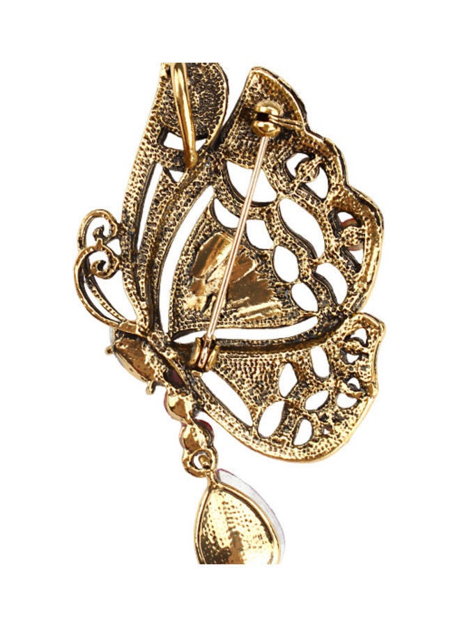 NIBEMINENT Fashionable Cute Rhinestone Butterfly Brooch - Image 2