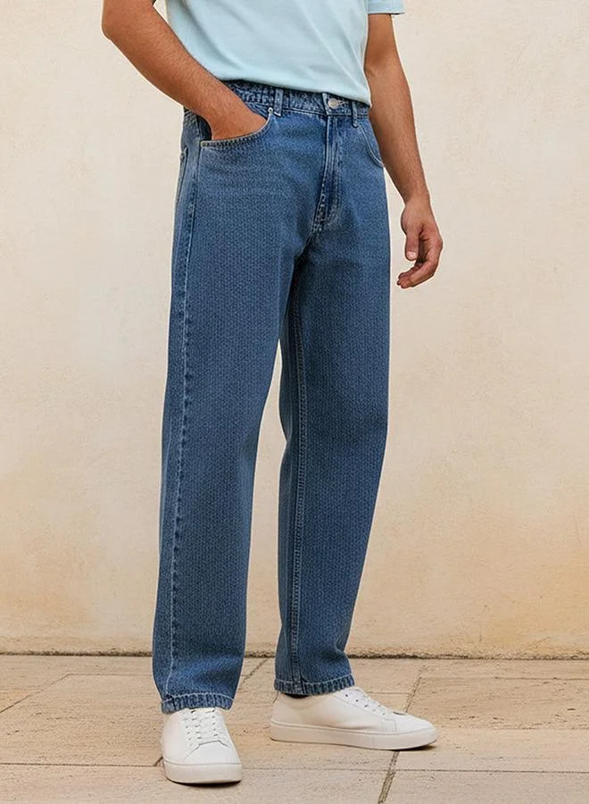 Lee Cooper Lee Cooper Men Baggy Fit Pocket Jeans