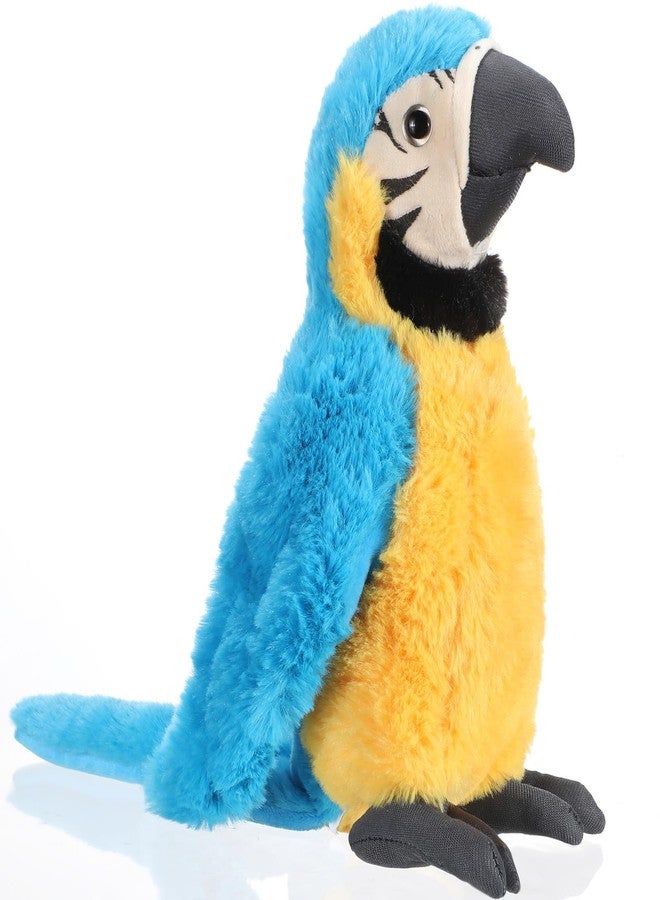 Jexine 9.8 Inch Macaw Parrot Stuffed Animal Parrot Plush Toy Soft Bird Stuffed Animal Plush Toy for Birthday Doll Gifts Bird Party Favors Decoration(Blue) - Image 1